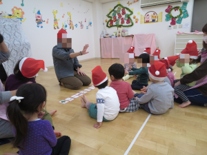 子どもサンタの英会話