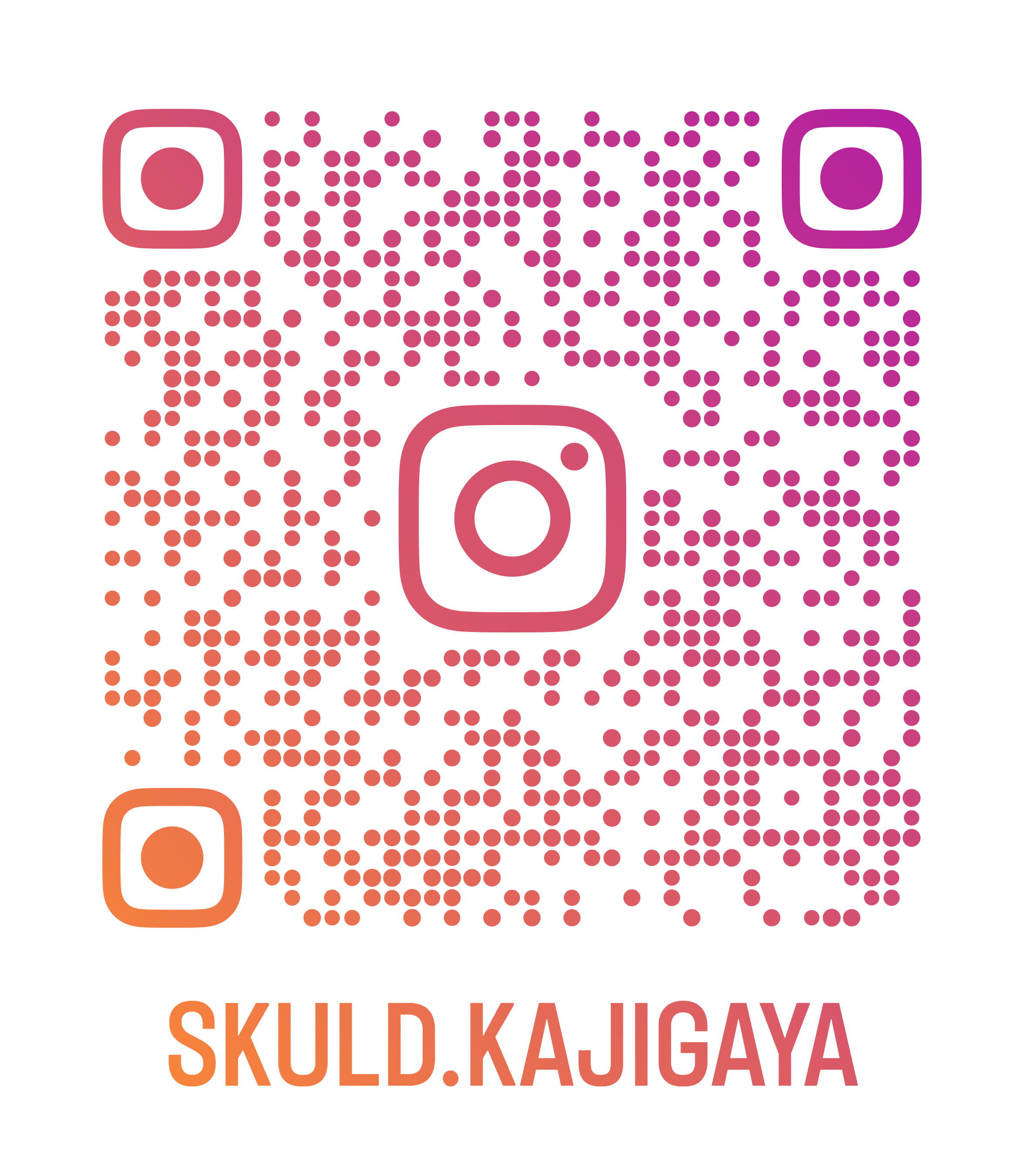 園公式インスタグラムのQRコード